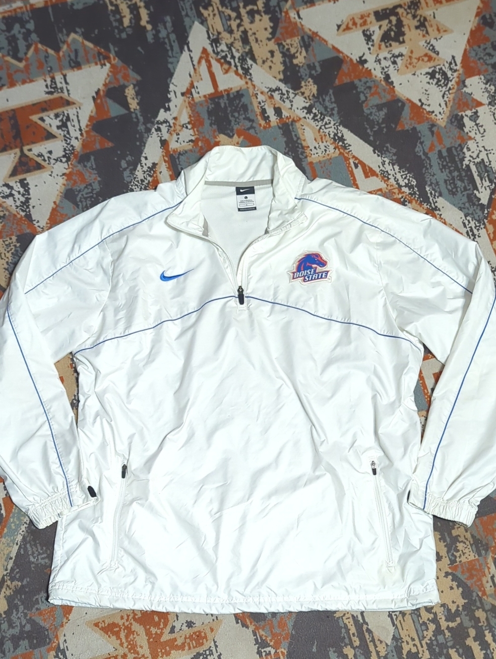 Nike Boise State Broncos 1/4-Zip Windbreaker